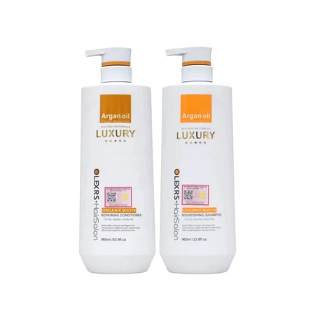 DẦU GỘI XẢ OLEXRS HAIRSALON ARGAN OIL PEARL ESSENCE LUXURY - MẪU MỚI