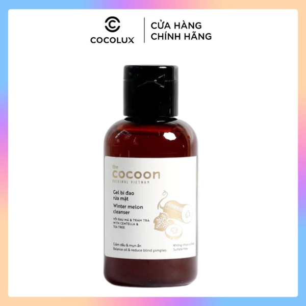 Gel bí đao rửa mặt giảm dầu và mụn ẩn Cocoon