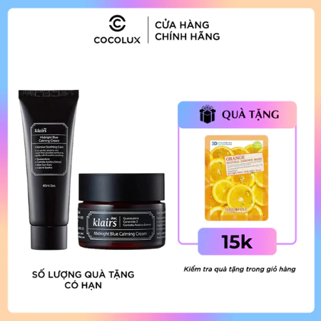 Kem dưỡng Klairs Midnight Blue Calming Cream [COCOLUX]