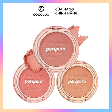 Phấn Má Peripera Pure Blushed Sunshine Cheek 4.2g