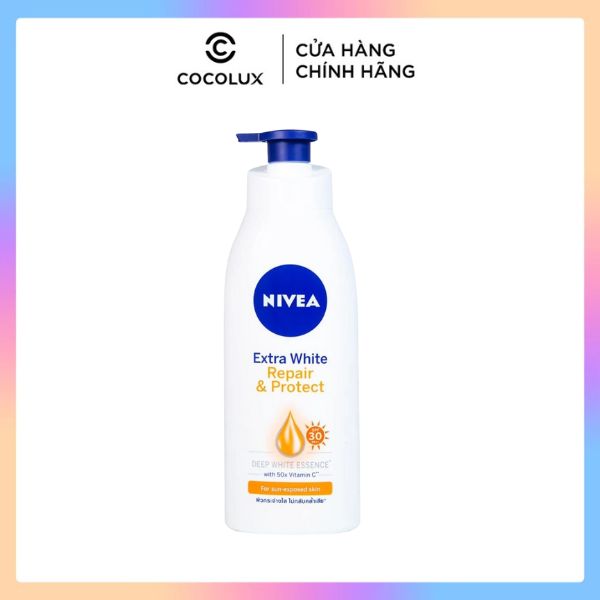 Sữa dưỡng thể Nivea dưỡng trắng phục hồi & chống nắng