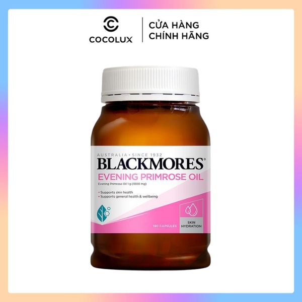 Viên Uống BLACKMORES Tinh Dầu Hoa Anh Thảo Lọ 190 viên Cocolux